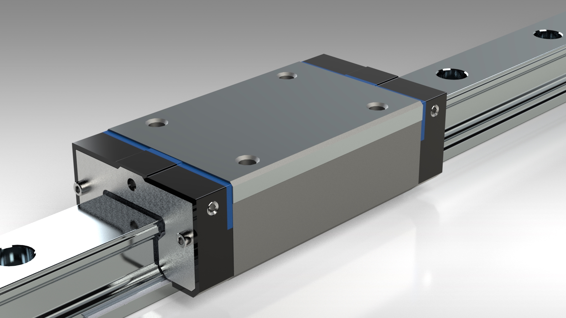 Каретка шариковая узкая, длинная, стандартной высоты, 65 типоразмера V121.65