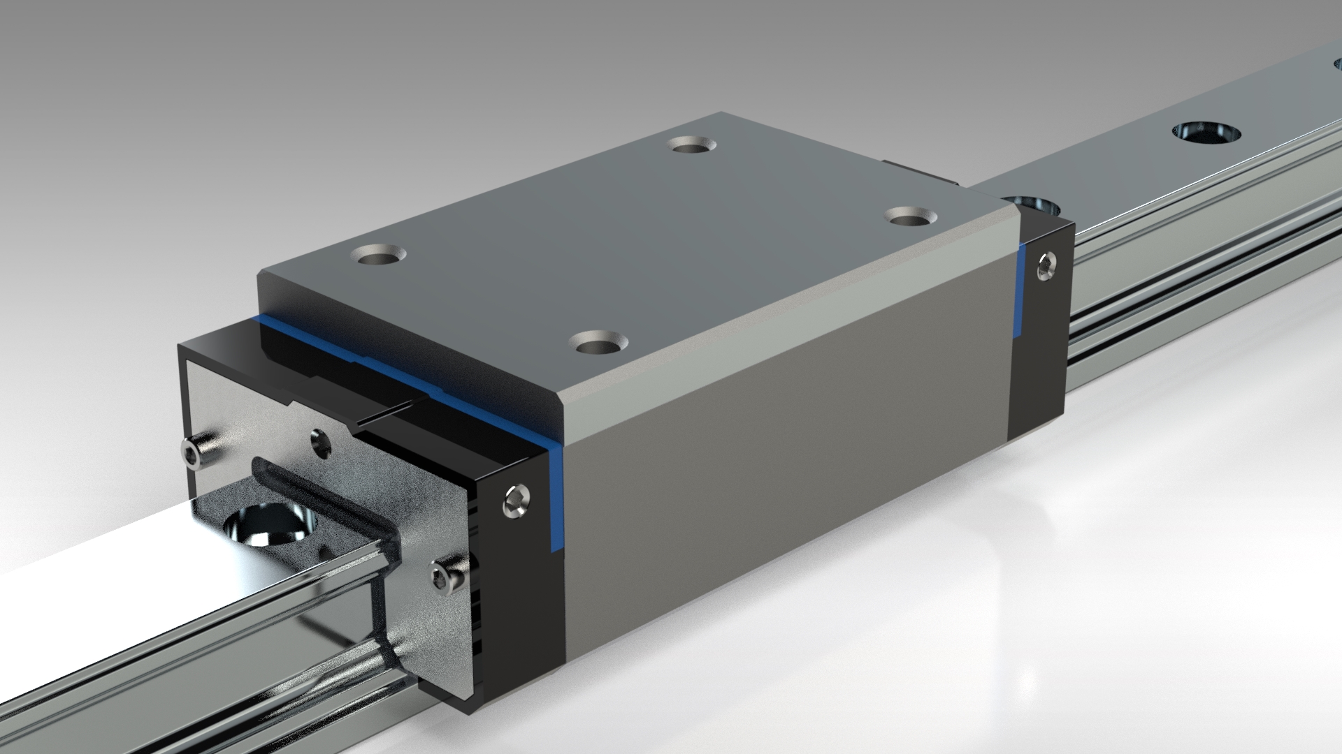 Каретка шариковая узкая, длинная, высокая, 55 типоразмера V141.55