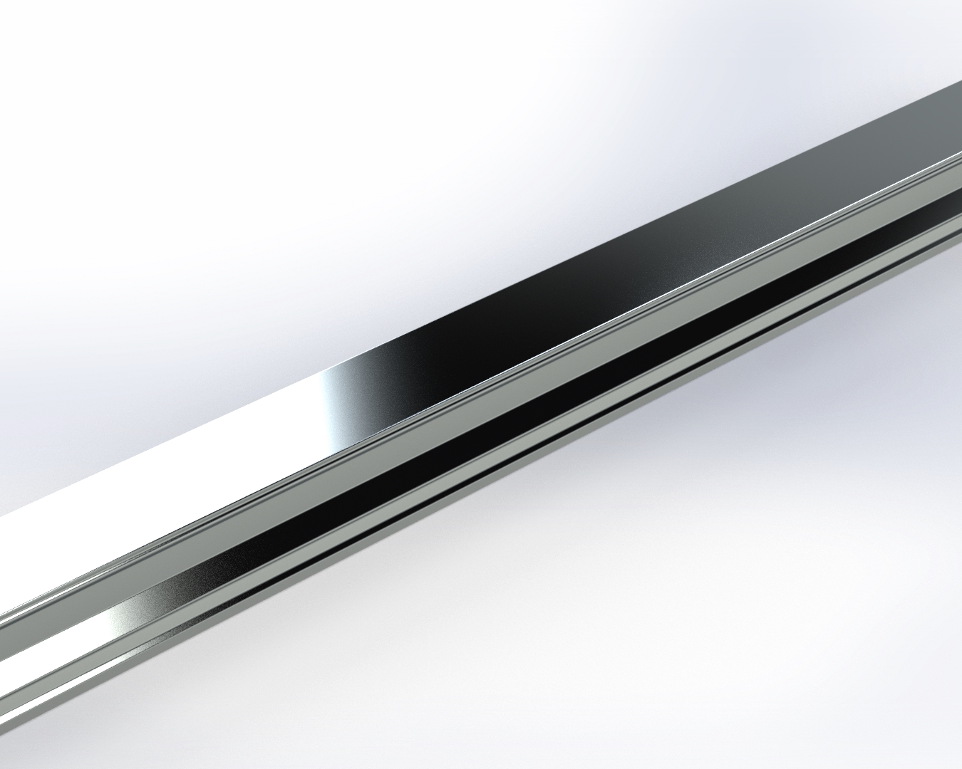 Рельс роликовый с креплением снизу, 65 типоразмера V202.65