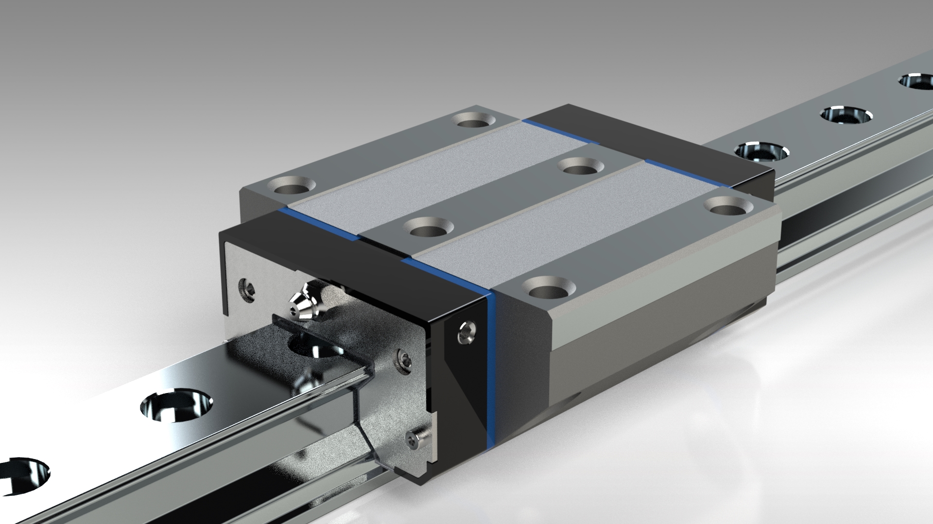Каретка роликовая фланцевая, длинная, стандартной высоты, 65 типоразмера V211.65